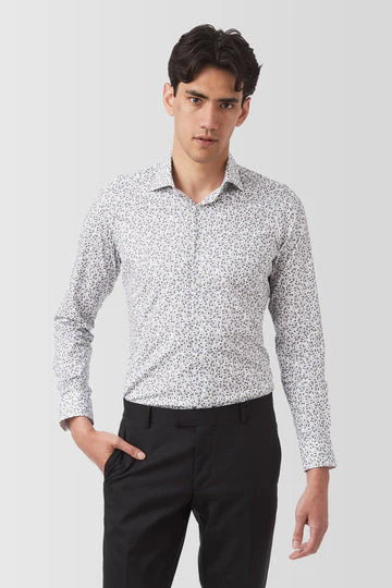 GIBSON MOTION FGV633 L/S FLORAL SHIRT - White - Image 2