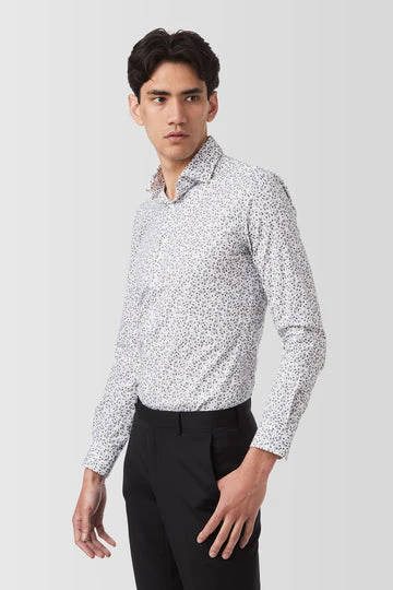 GIBSON MOTION FGV633 L/S FLORAL SHIRT - White - Image 3