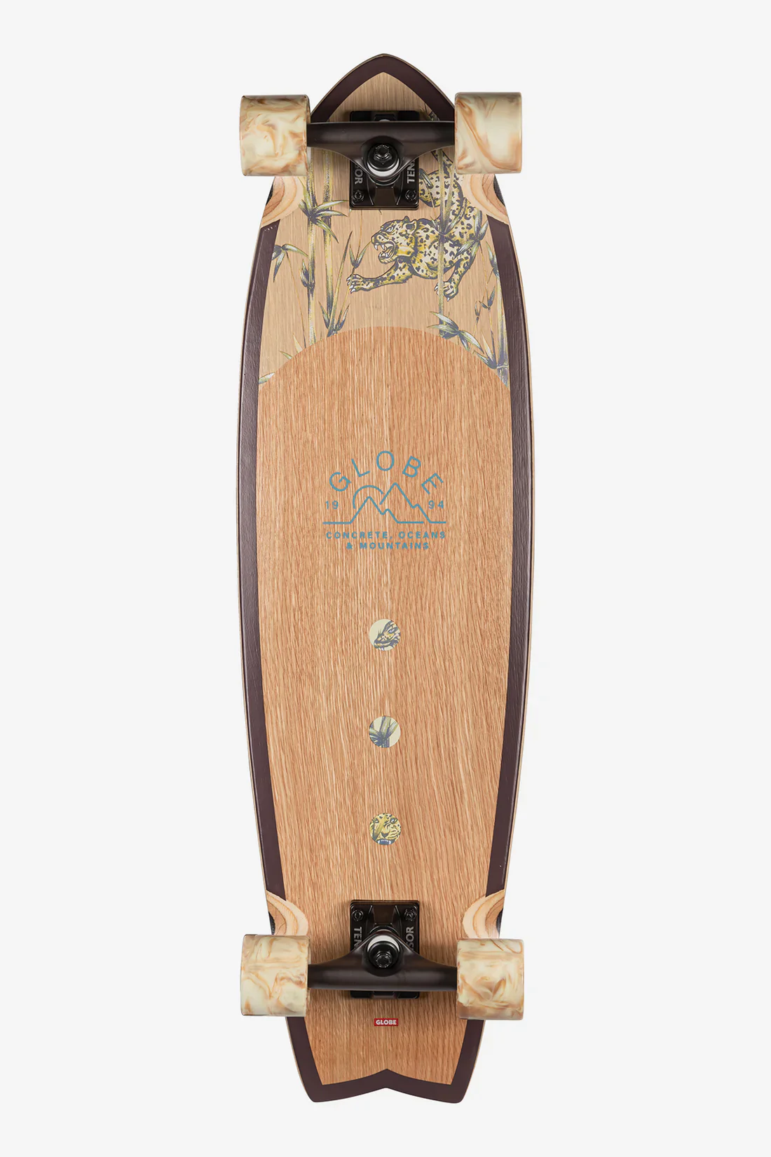 GLOBE Chromantic White Oak/Jaguar 33" Complete Cruiser