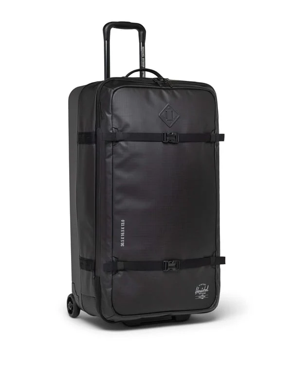 HERSCHEL All Season Hybrid Roller 96L Large Travel Bag - Black - Image 3