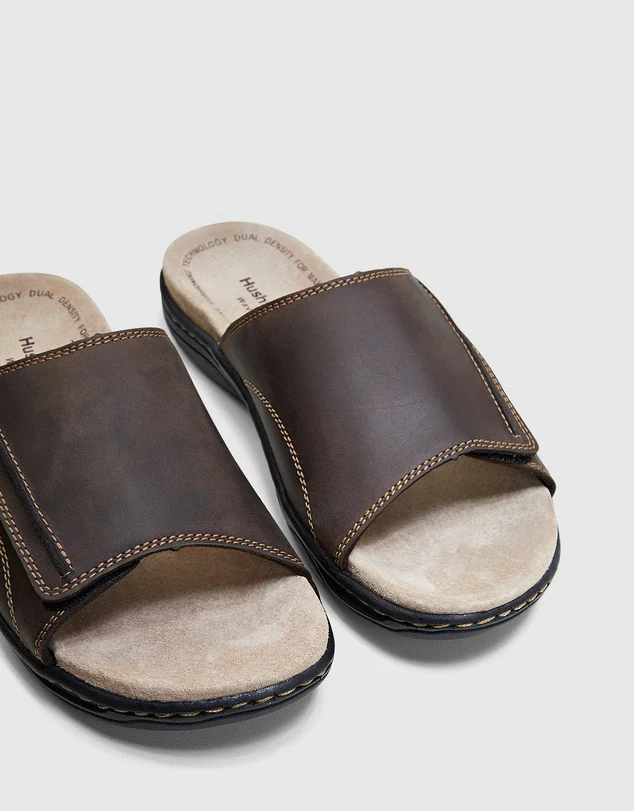 HUSH PUPPIES Archie Leather Slide - Image 3
