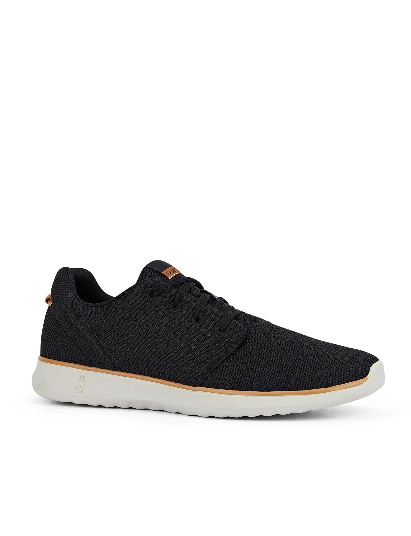 Hush Puppies The Good Lace-Up - Black Textile - Image 2