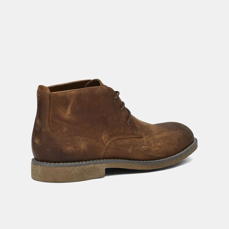Hush Puppies Thorn Suede Chukka Boot - Mahogany - Image 3