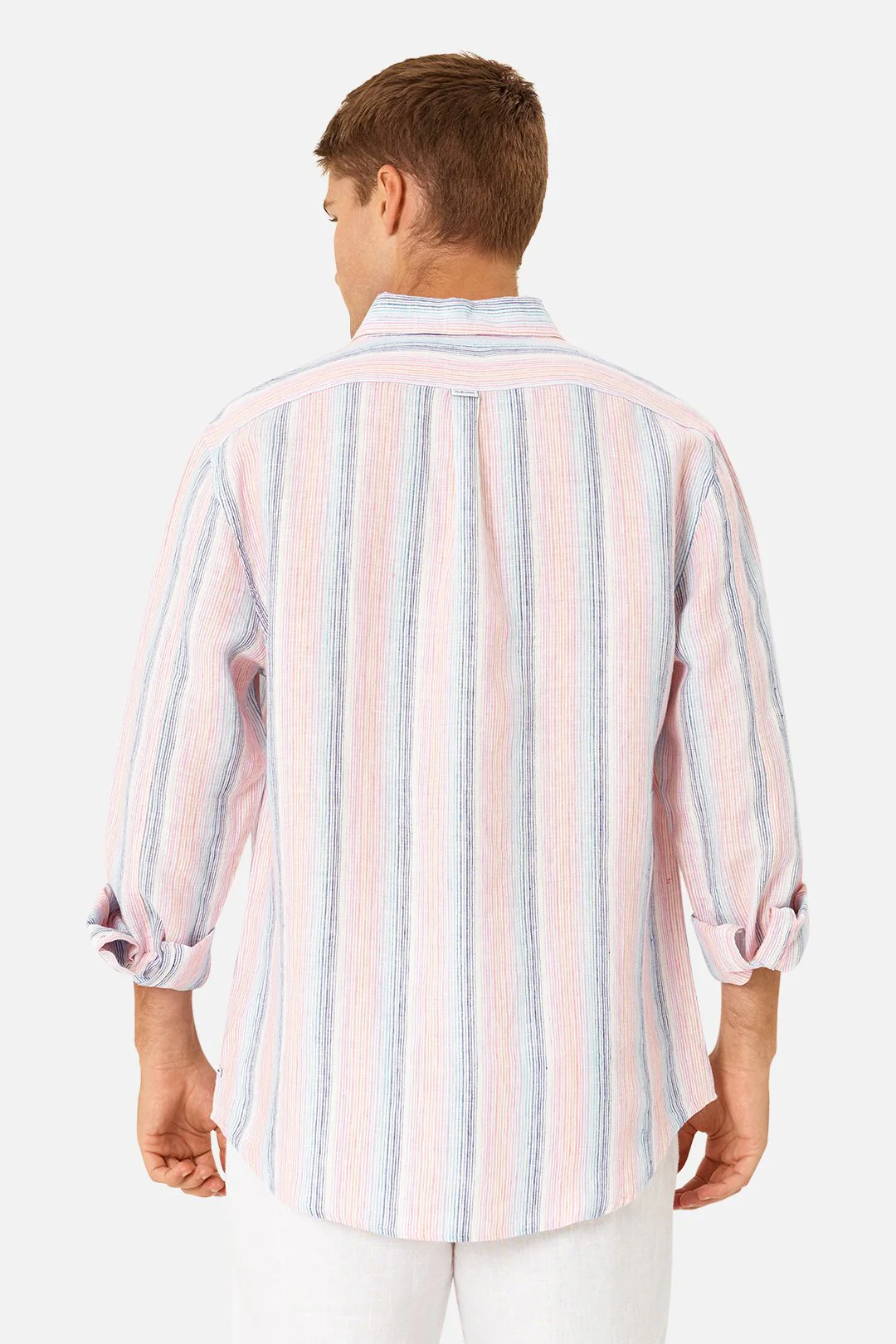 Industrie THE BARLETTA Linen Long Sleeve Shirt - Image 4
