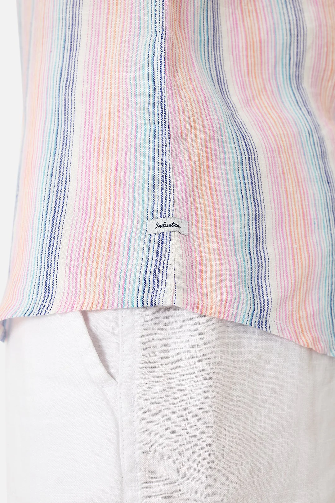 Industrie THE BARLETTA Linen Long Sleeve Shirt - Image 6