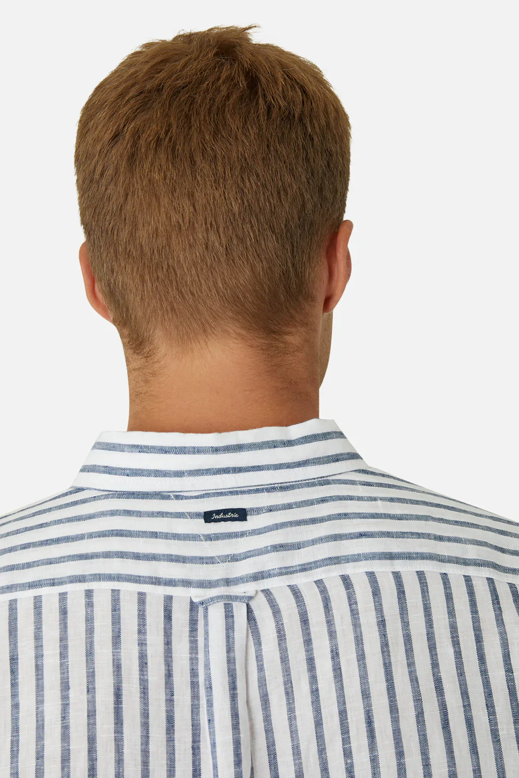 INDUSTRIE THE FELIZ SHIRT - White Navy - Image 7