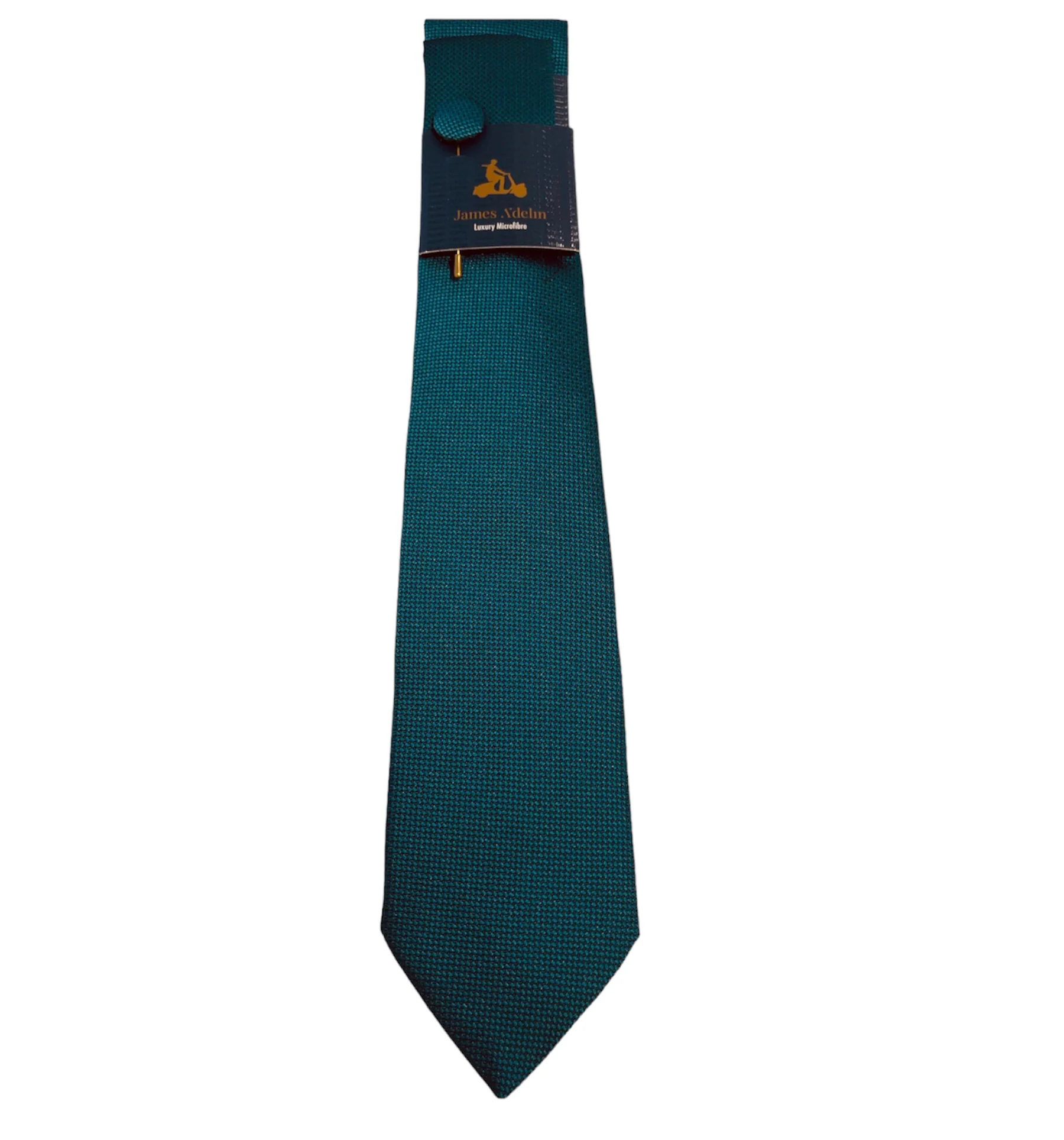 James Adelin Luxury Textured Oxford Tie Set - Image 10