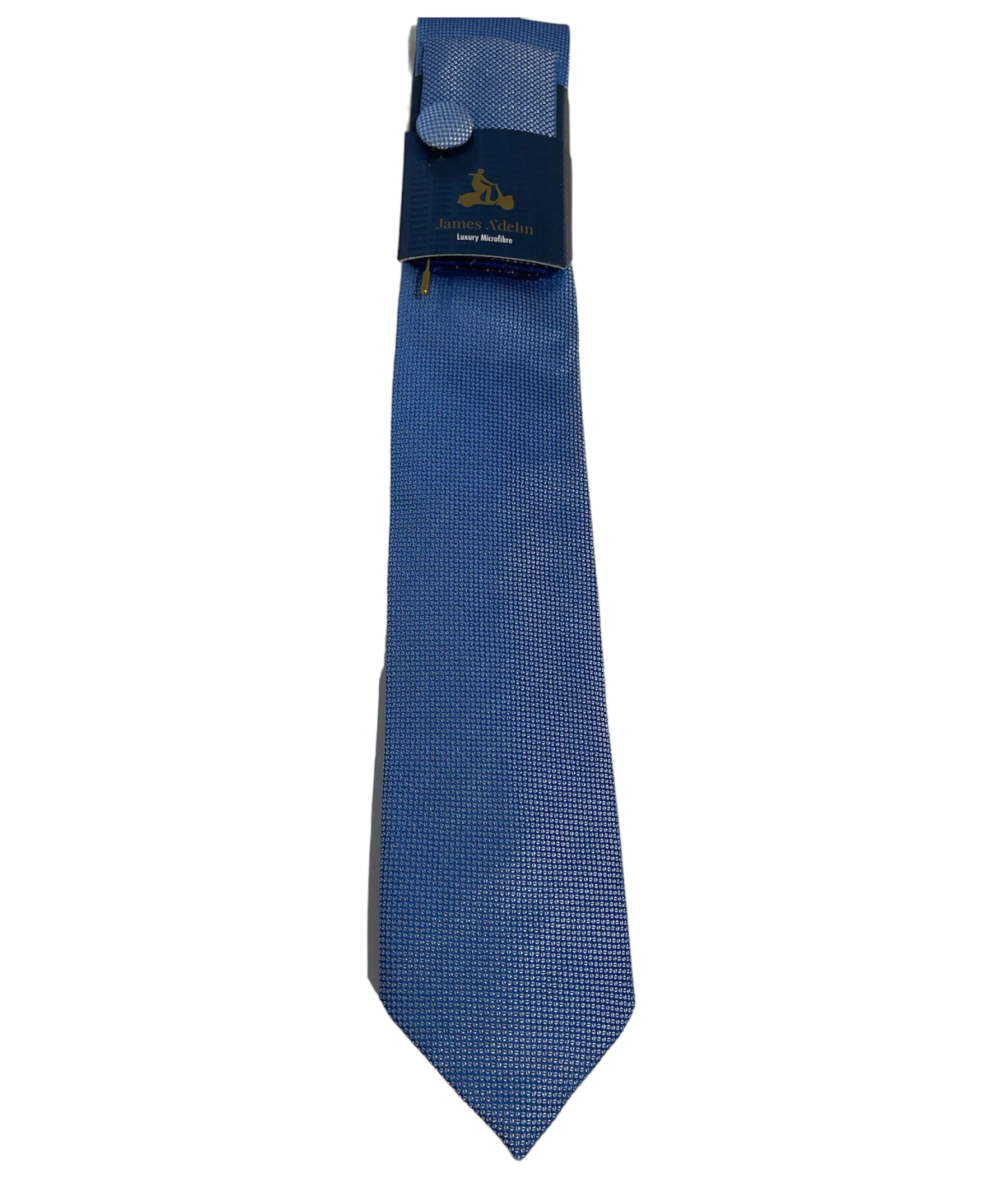 James Adelin Luxury Textured Oxford Tie Set - Image 9