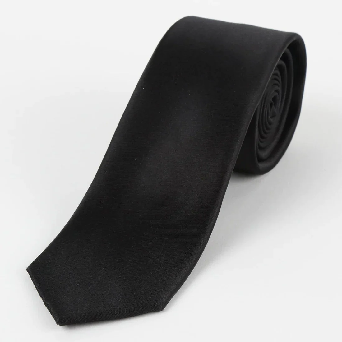 JAMES ADELIN MENS SATIN SILK SLIM NECK TIE - M19548T
