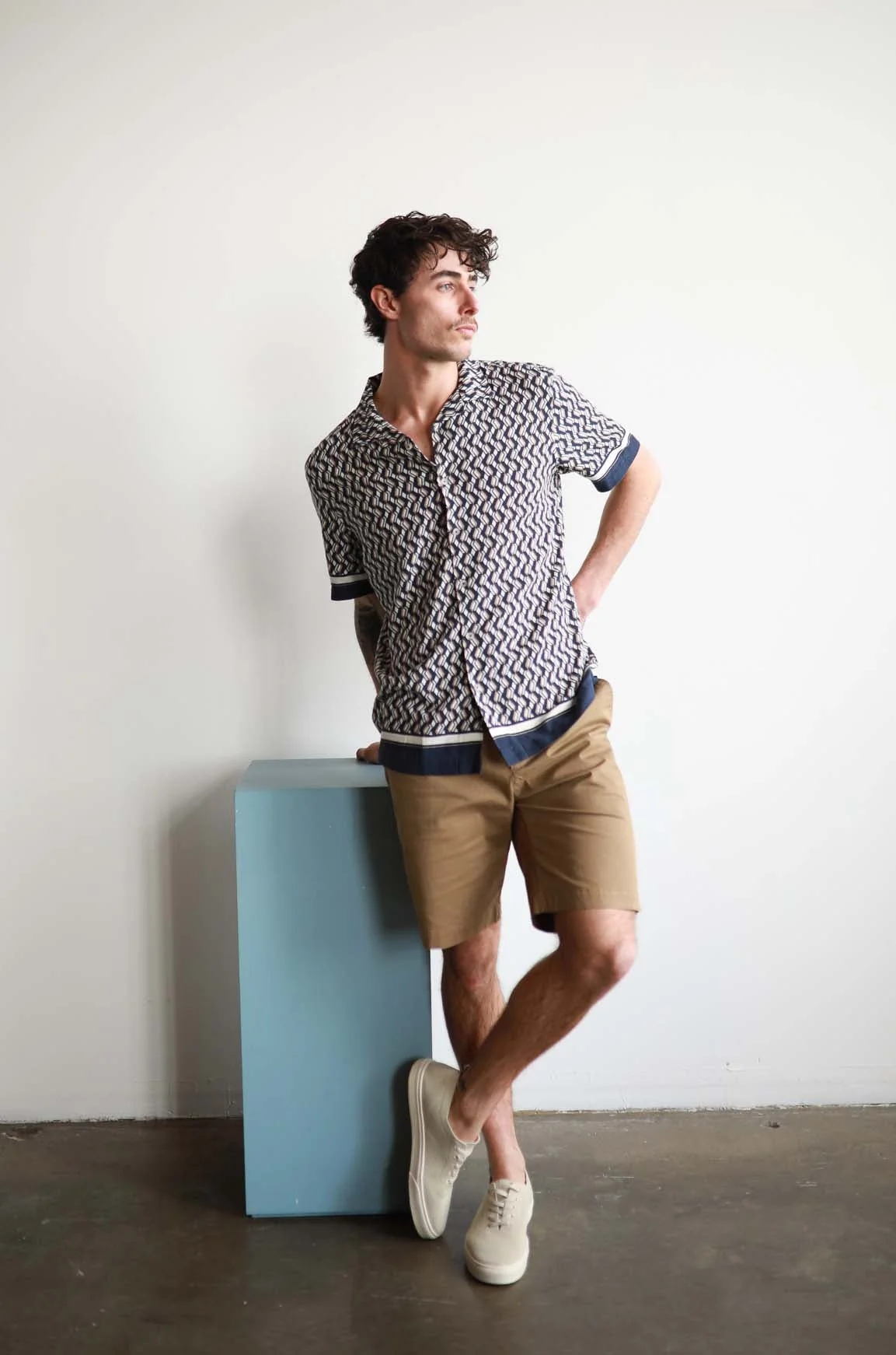 James Harper JHS624 Border Cuban Collar S/S Shirt - Image 3