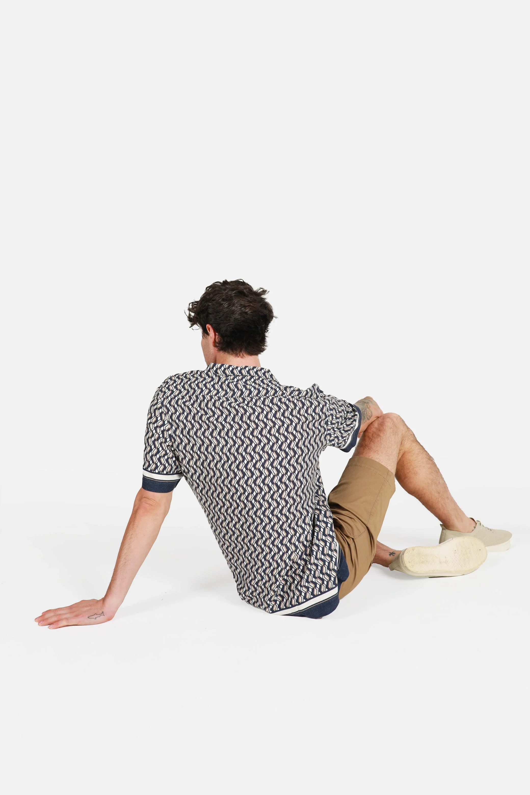 James Harper JHS624 Border Cuban Collar S/S Shirt - Image 4