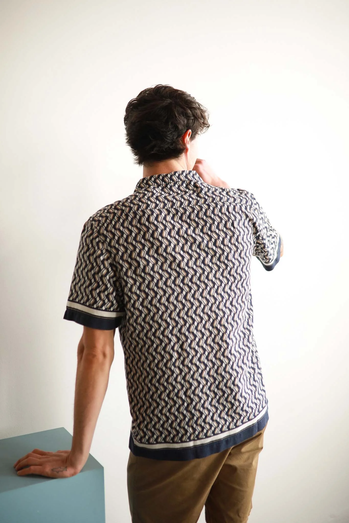 James Harper JHS624 Border Cuban Collar S/S Shirt - Image 5