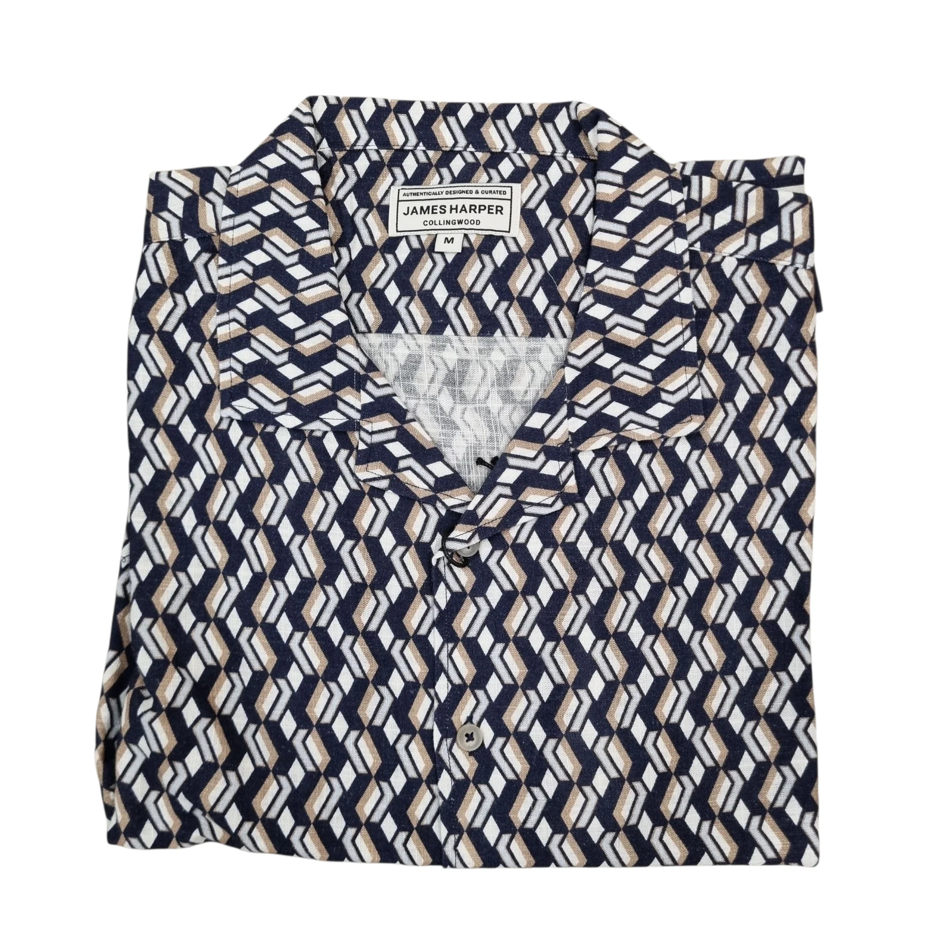 James Harper JHS624 Border Cuban Collar S/S Shirt - Image 7