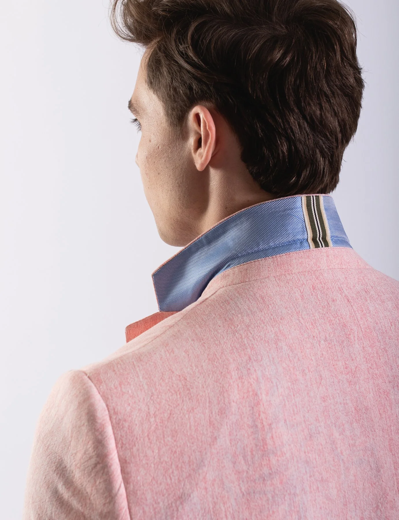 James Harper JHJ34 Textured Plain Jacket - Coral - Image 4