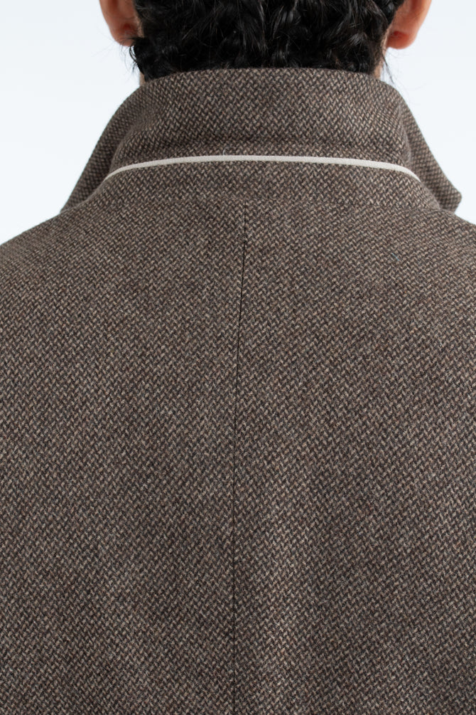 JAMES HARPER JHJ82 WOOL BLEND BLAZER - Brown - Image 7