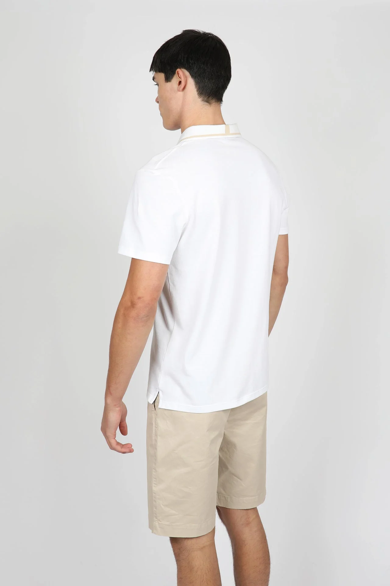 JAMES HARPER JHK62 Pique Polo - White - Image 3