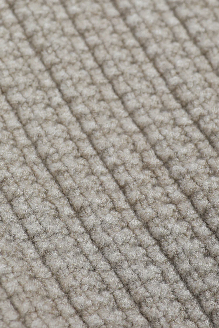 JAMES HARPER JHK68 Chunky Rib Knit Crew Jumper- Natural - Image 5