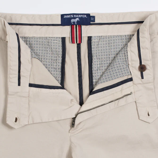 JAMES HARPER JHRT24 CHINO PANT - Pebble - Image 5