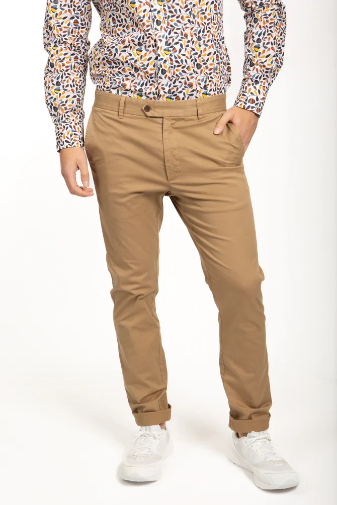 James Harper JHRT24 Chino Pant - Tobacco - Image 3