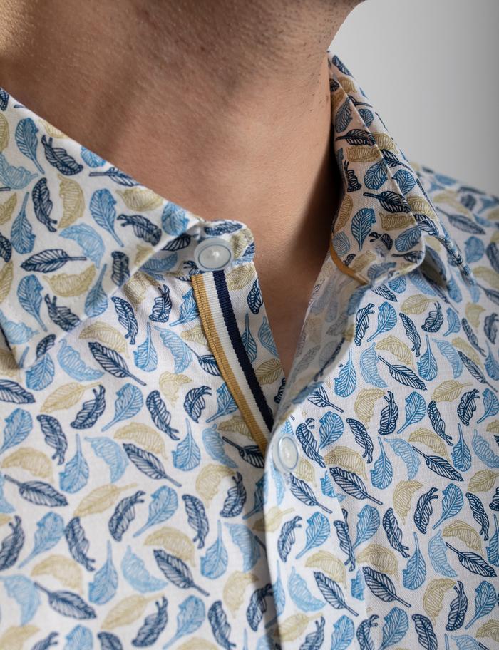 James Harper JHS310 Floating Feathers LS Shirt - Image 2