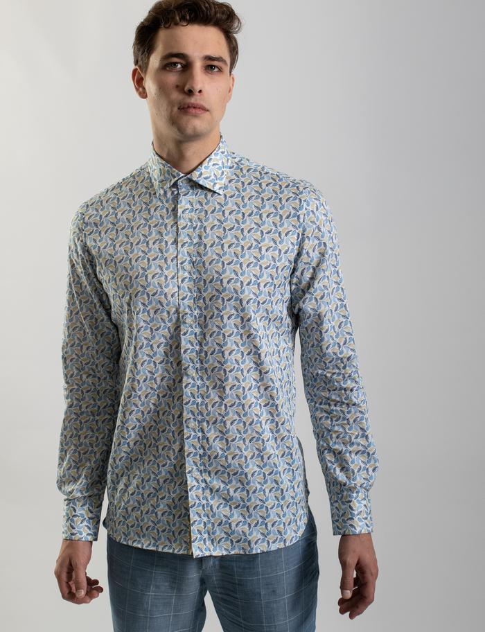 James Harper JHS310 Floating Feathers LS Shirt - Image 3