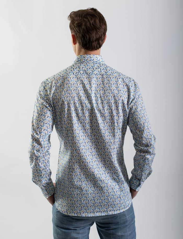 James Harper JHS310 Floating Feathers LS Shirt - Image 4