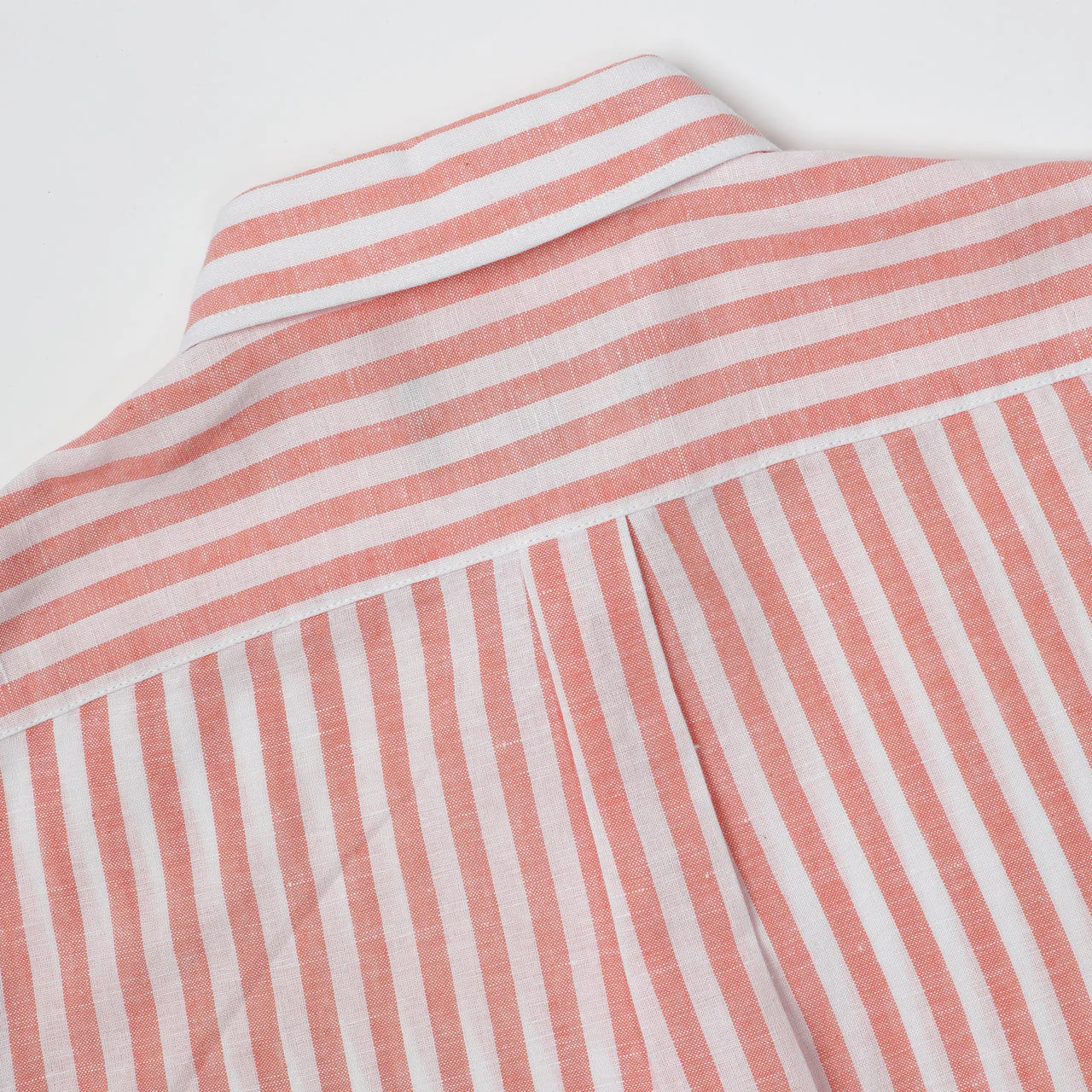 James Harper JHS558 Even Stripe L/S Shirt - Coral - Image 7