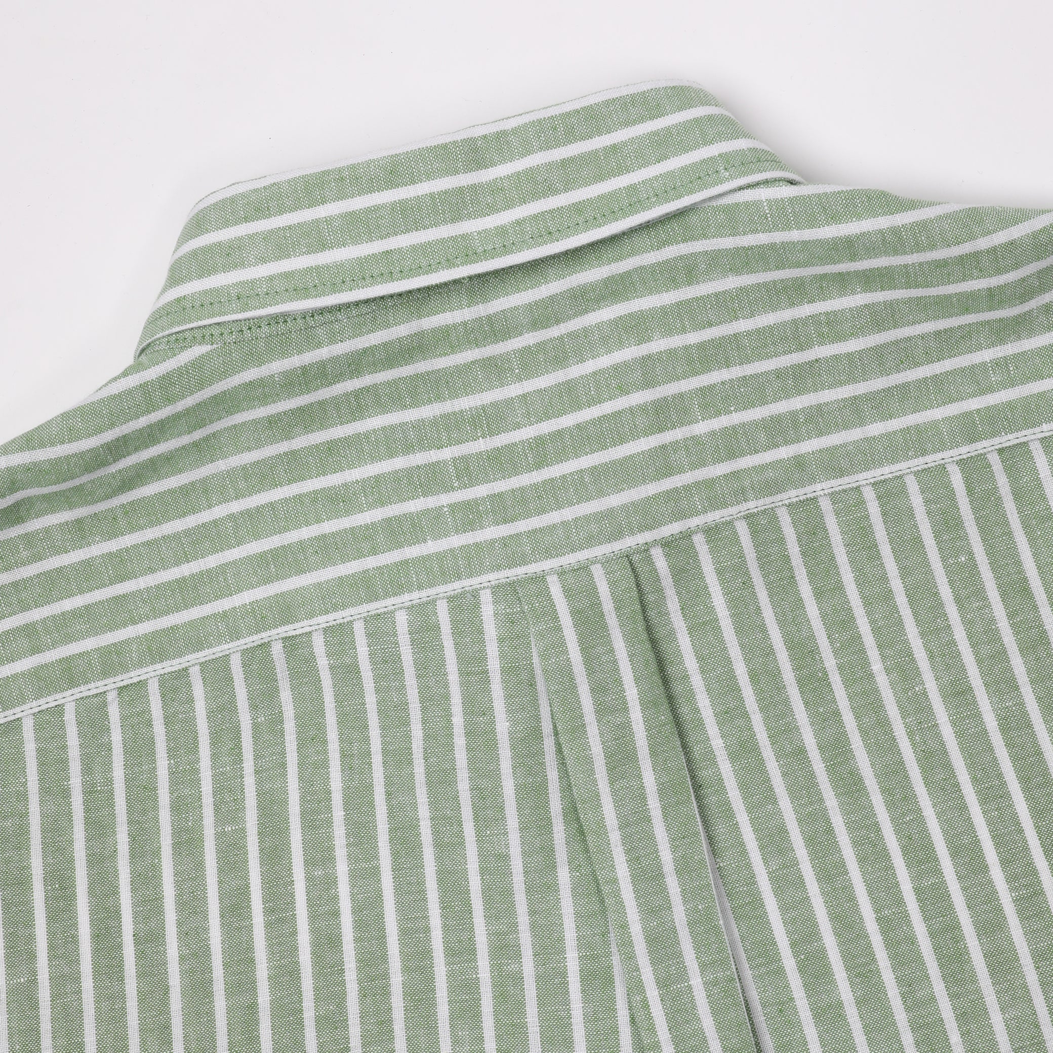 James Harper JHS559 Wide Stripe L/S Shirt - Forest - Image 5