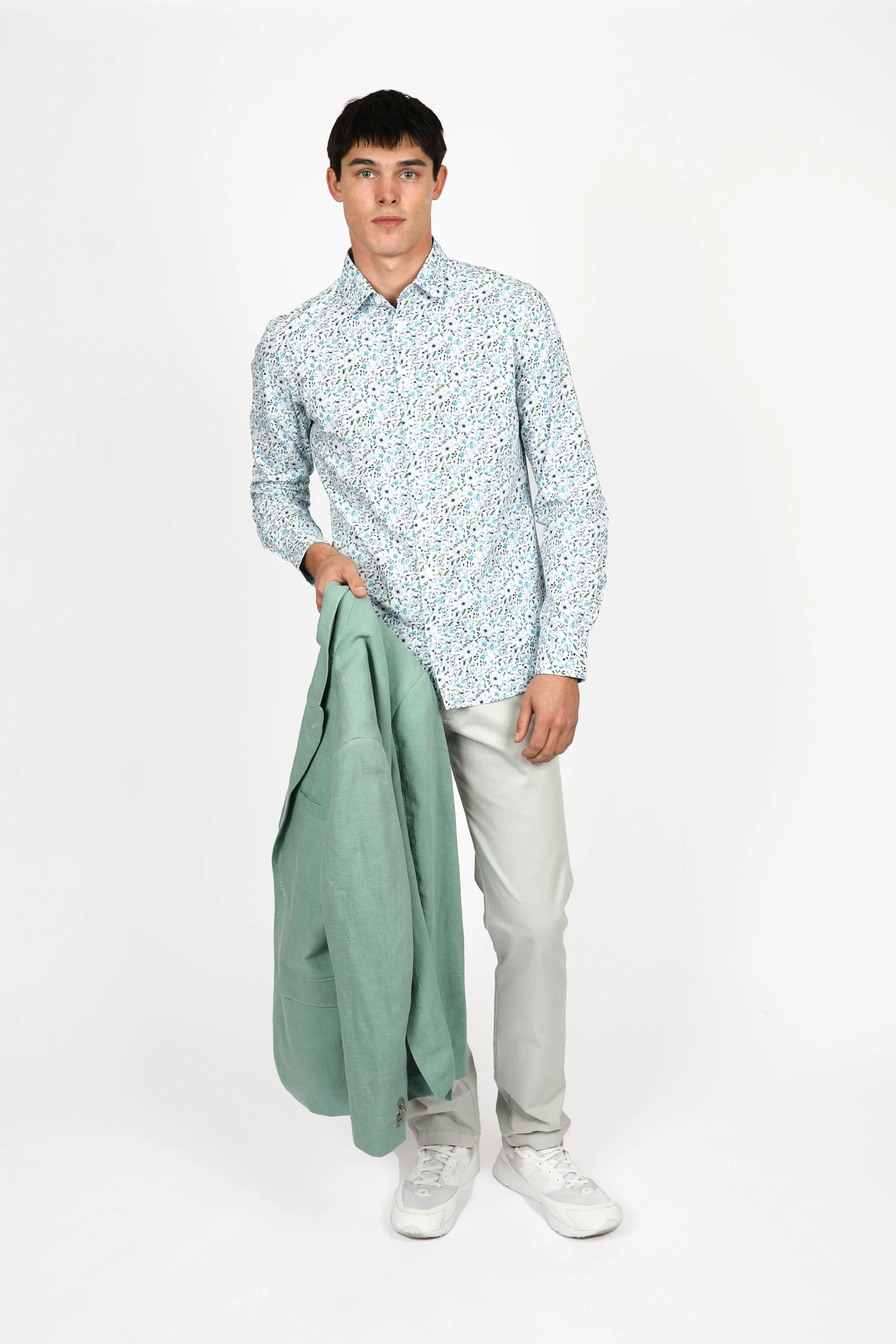 James Harper JHS562 Floral Long Sleeve Shirt