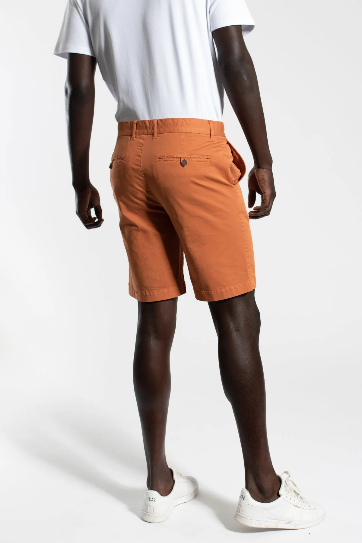 James Harper JHSH11 CHINO SHORTS - Red Dust - Image 4