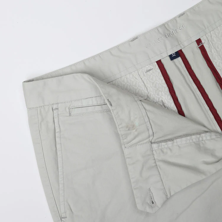 JAMES HARPER JHSH27 Chino Shorts - Mist - Image 4