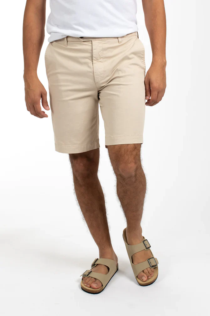 JAMES HARPER JHSH23 Chino Short - Pebble - Image 2