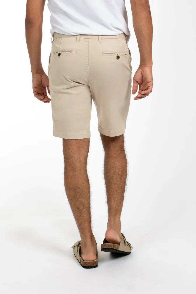 JAMES HARPER JHSH23 Chino Short - Pebble - Image 3