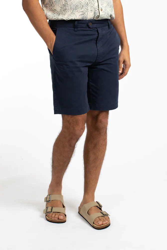 JAMES HARPER JHSH23 Chino Short - Navy - Image 2