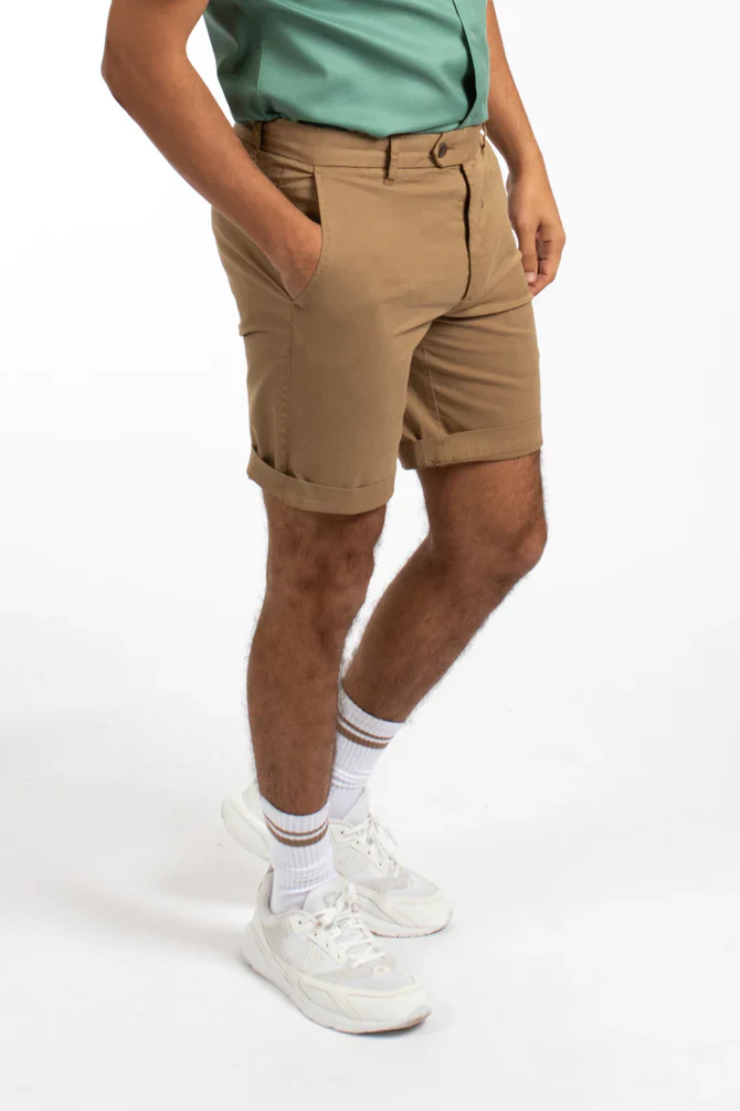 JAMES HARPER JHSH23 Chino Short - Tobacco - Image 2