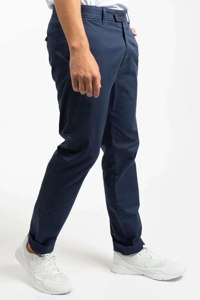 JAMES HARPER JHTR24 CHINO - Navy - Image 3