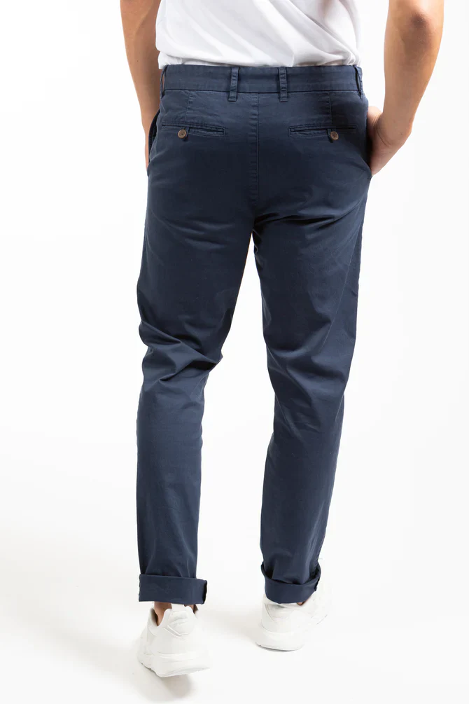 JAMES HARPER JHTR24 CHINO - Navy - Image 4