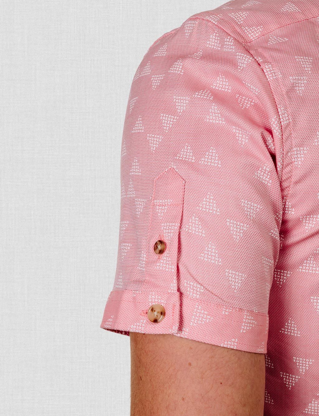 James Harper Liverpool Triangle Print SS Shirt - Image 3