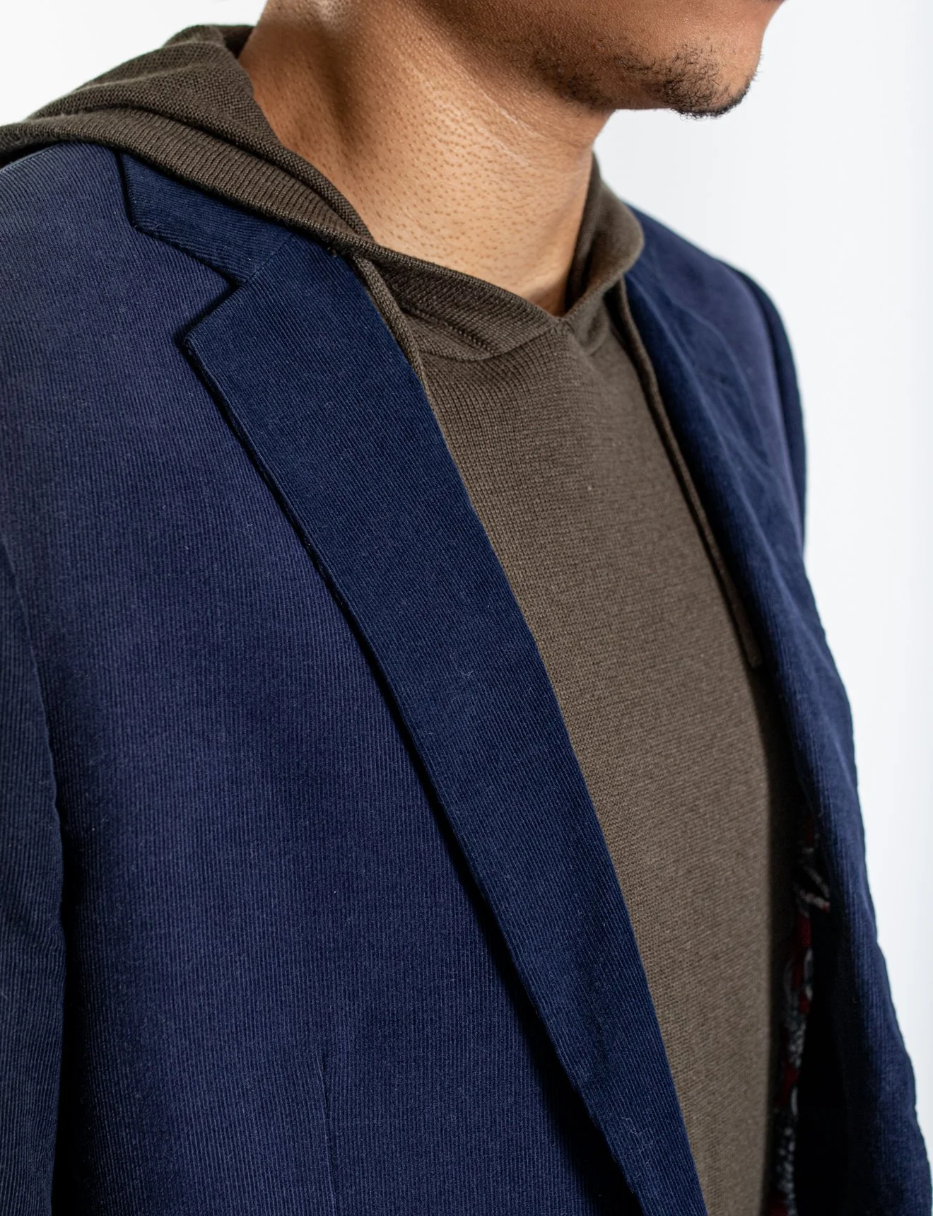 James Harper JHJ42 PATCH POCKET JACKET - Navy - Image 4