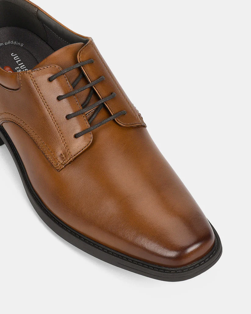 JULIUS MARLOW Duke Lace-up Shoes - Dark Cognac - Image 4