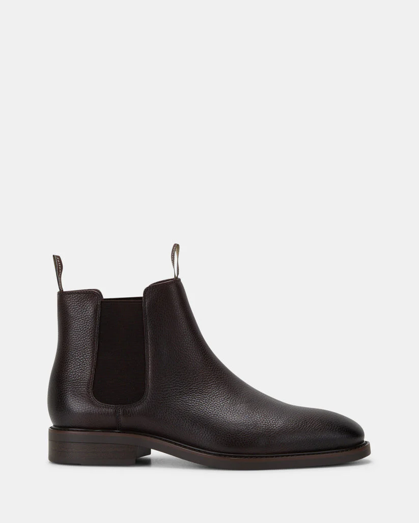 JULIUS MARLOW Gaucho Leather Boot - Mocha Tumbled - Image 3