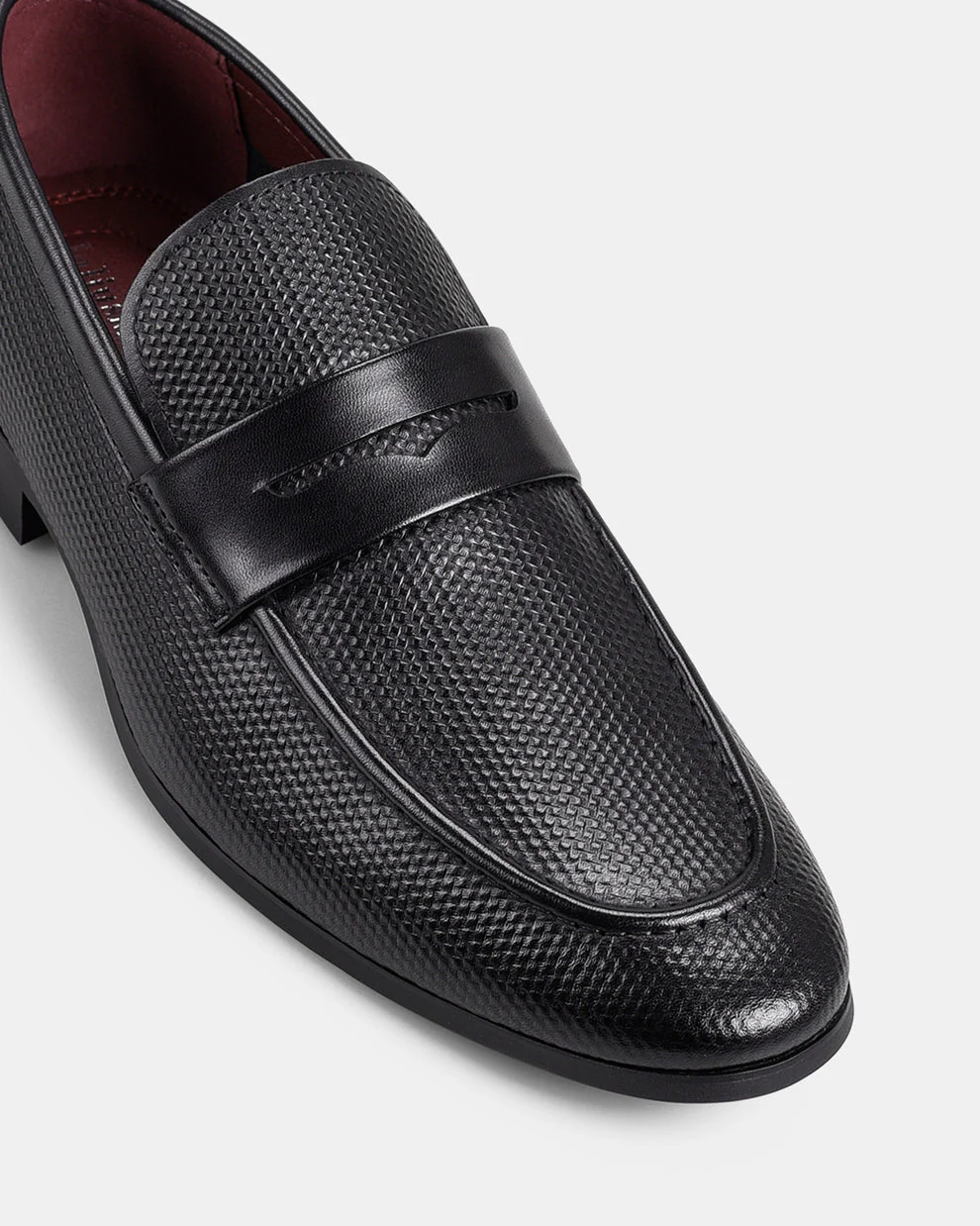 JULIUS MARLOW Lapel Loafer - Black - Image 2