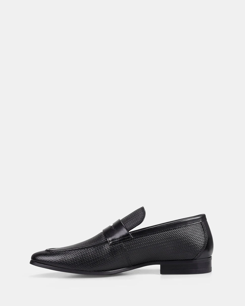JULIUS MARLOW Lapel Loafer - Black - Image 3