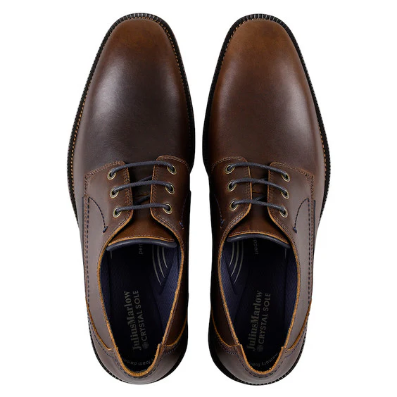 Julius Marlow Render Lace Up Shoe - Brown - Image 3