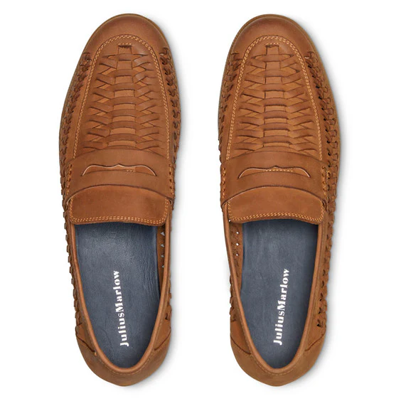 Julius Marlow Weaver Loafer - Cognac - Image 3
