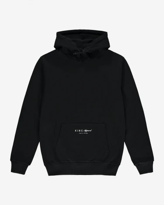 KING LEYTON HOODIE - BLACK