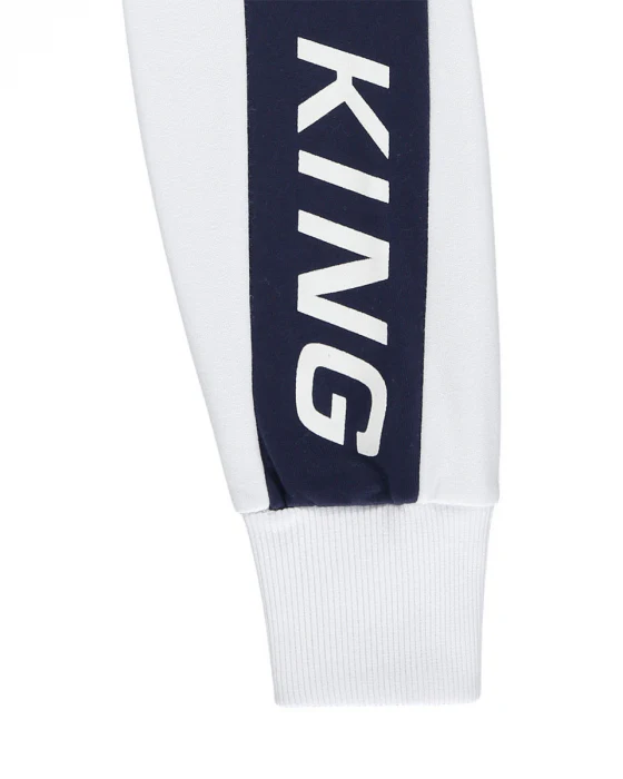 KING MANOR TRACKSUIT BOTTOMS - WHITE - Image 6