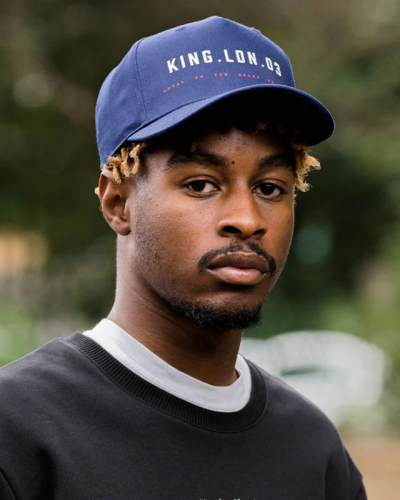 KING SHADWELL CURVED PEAK CAP - INK BLUE