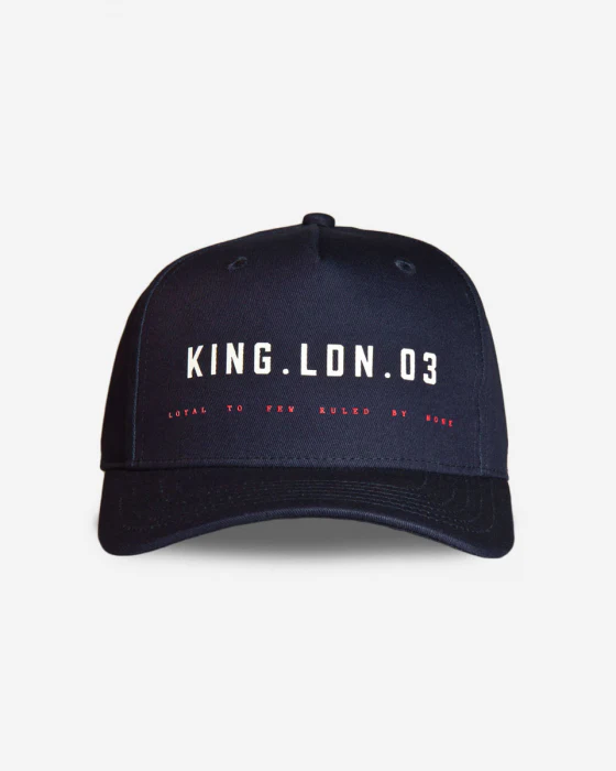 KING SHADWELL CURVED PEAK CAP - INK BLUE - Image 2