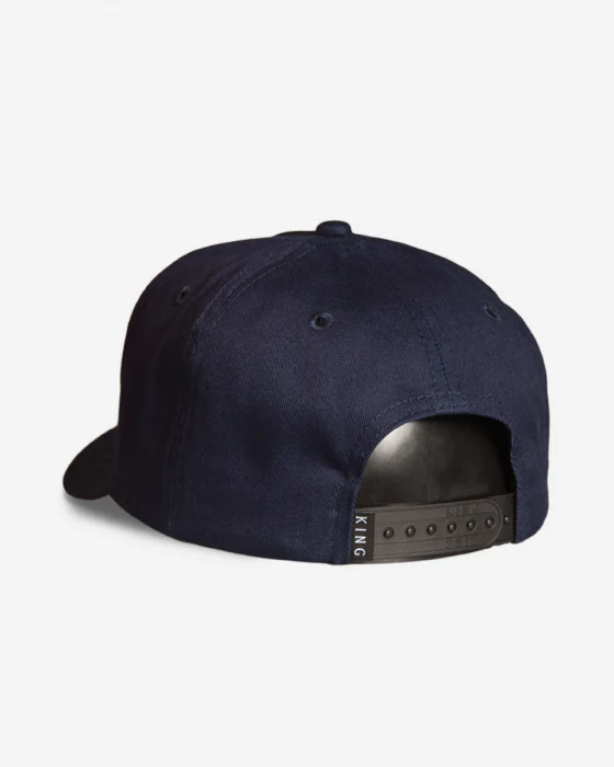 KING SHADWELL CURVED PEAK CAP - INK BLUE - Image 3